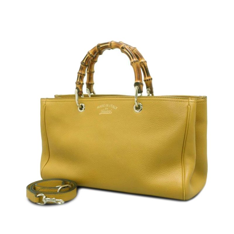 Gucci Medium Bamboo Shopper (SHG-hJilLs) - Barde - Image 3