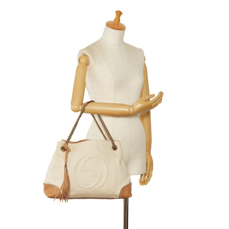 Gucci Medium Canvas Soho Chain Tote (SHG-MTThDG) - Barde - Image 5