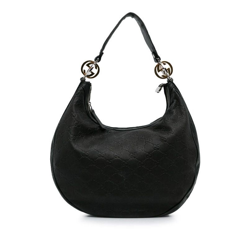 Gucci Medium GG Signature Twins Hobo (SHG-RmbMFm) - Barde