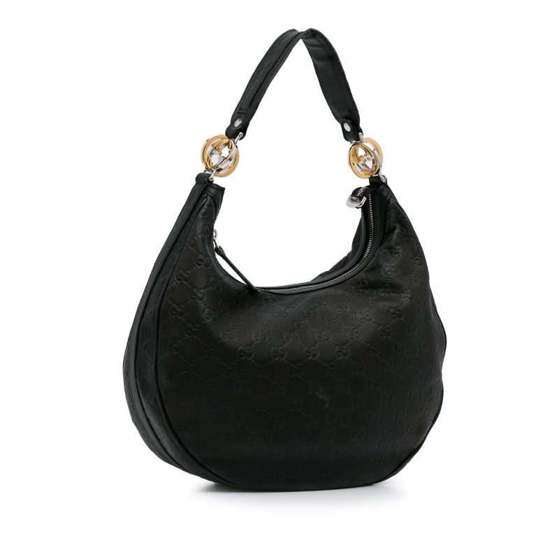 Gucci Medium GG Signature Twins Hobo (SHG-RmbMFm) - Barde - Image 2