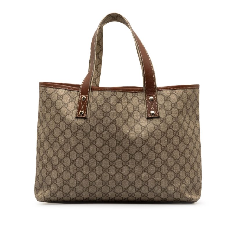 Gucci Medium GG Supreme Web Loop Tote Bag (SHG-Ew9uNi) - Barde - Image 3