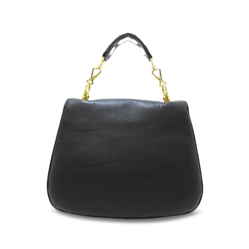 Gucci Medium Leather Blondie Satchel (SHG-kHNIeL) - Barde - Image 3