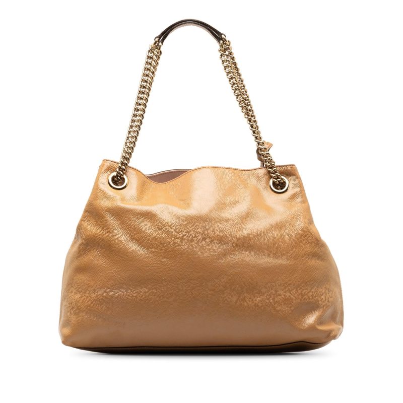 Gucci Medium Patent Soho Chain Tote (SHG-jrt6iJ) - Barde - Image 3