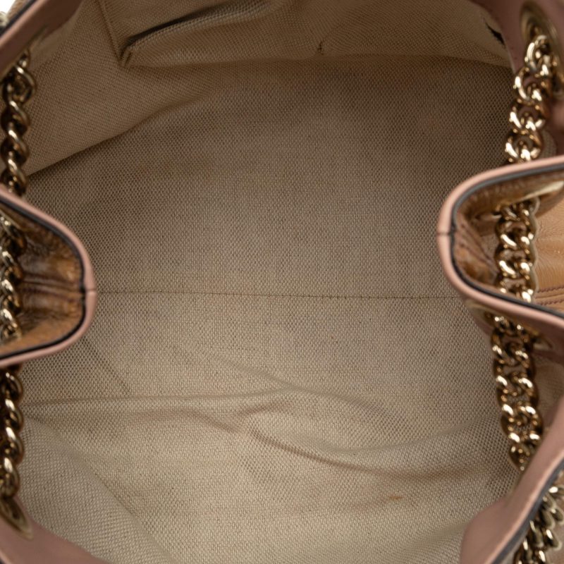 Gucci Medium Patent Soho Chain Tote (SHG-jrt6iJ) - Barde - Image 6