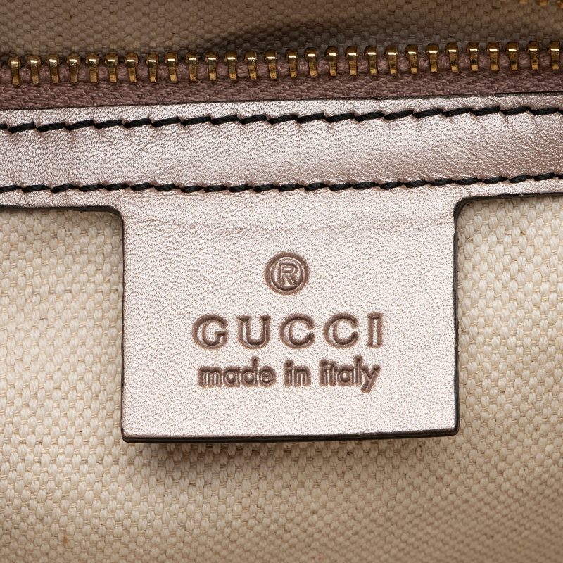 Gucci Metallic Patent Guccissima Leather Emily Large Shoulder Bag (SHF-v4gshd) - Barde - Image 8