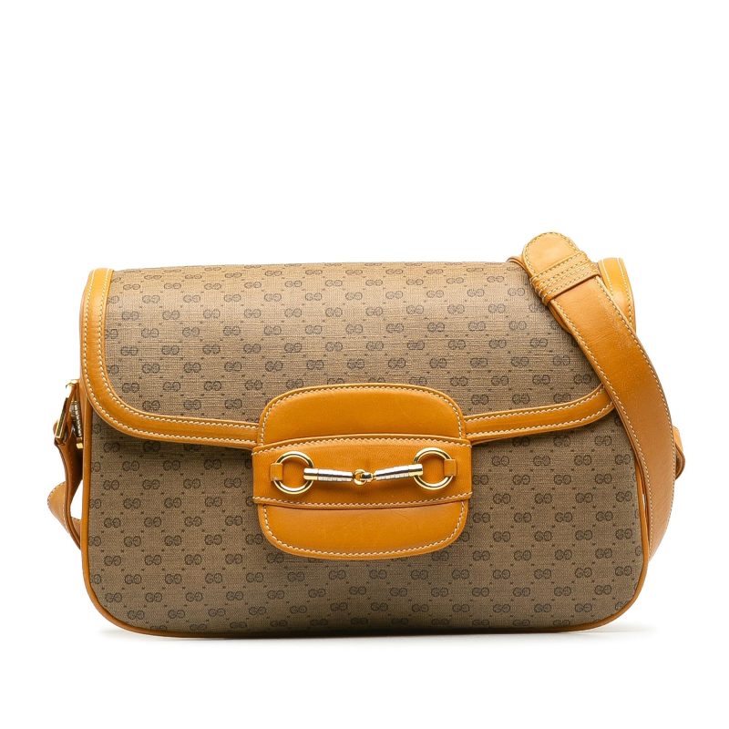 Gucci Micro GG Horsebit Flap Crossbody Bag (SHG-MhRV6b) - Barde
