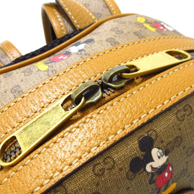 Gucci Micro GG Mickey Mouse Dome Backpack (SHG-iWbvmR) - Barde - Image 9