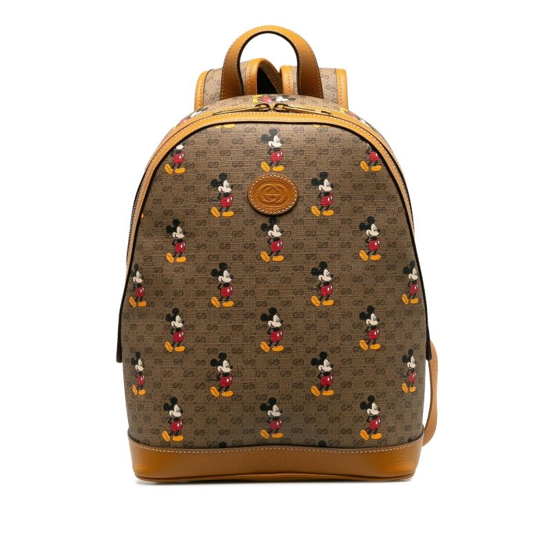 Gucci Micro GG Mickey Mouse Dome Backpack (SHG-NTEeGW) - Barde