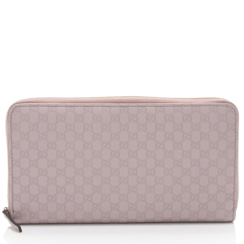 Gucci Microguccissima Leather Zip Around Large Organizer Wallet (SHF-1Hcvqk) - Barde