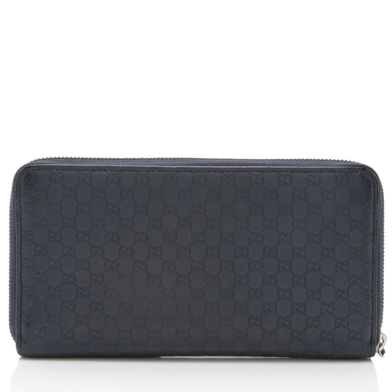 Gucci Microguccissima Leather Zip Around Large Organizer Wallet (SHF-YRyip2) - Barde - Image 3