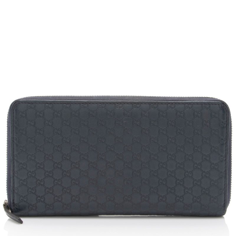 Gucci Microguccissima Leather Zip Around Large Organizer Wallet (SHF-YRyip2) - Barde