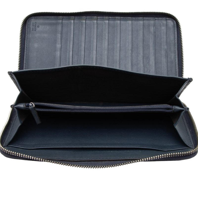 Gucci Microguccissima Leather Zip Around Large Organizer Wallet (SHF-YRyip2) - Barde - Image 5