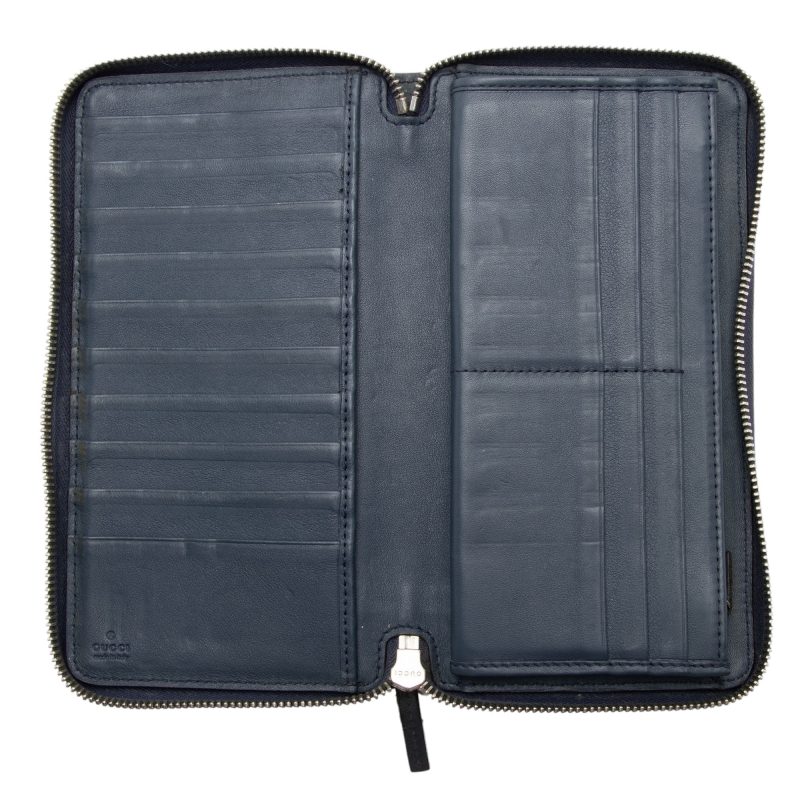 Gucci Microguccissima Leather Zip Around Large Organizer Wallet (SHF-YRyip2) - Barde - Image 6