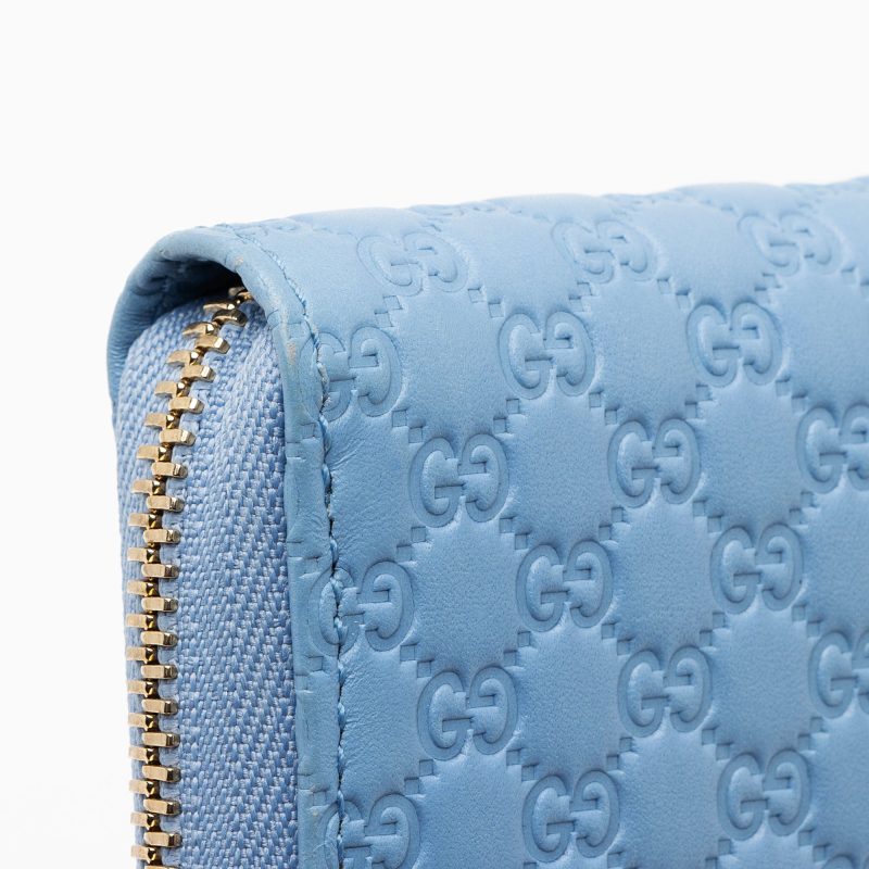 Gucci Microguccissima Leather Zip Around Wallet (SHF-pX5c6O) - Barde - Image 10