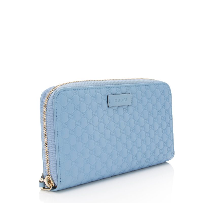 Gucci Microguccissima Leather Zip Around Wallet (SHF-pX5c6O) - Barde - Image 2