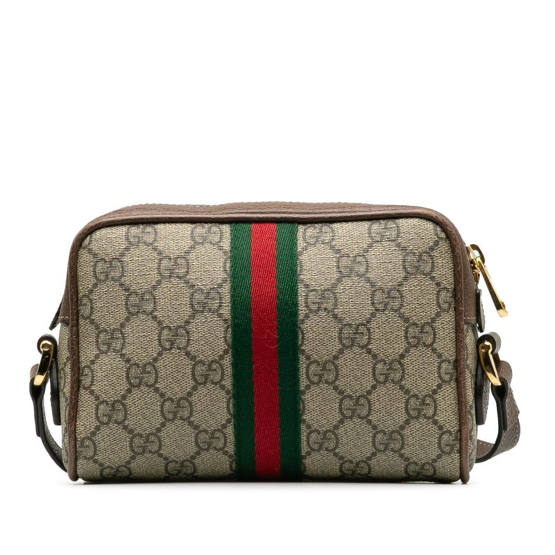 Gucci Mini GG Supreme Ophidia Crossbody Bag (SHG-0eMAWx) - Barde - Image 3