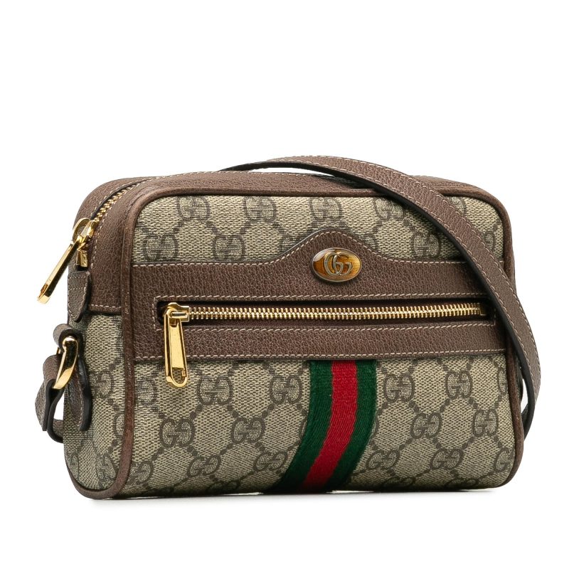 Gucci Mini GG Supreme Ophidia Crossbody Bag (SHG-0eMAWx) - Barde - Image 2