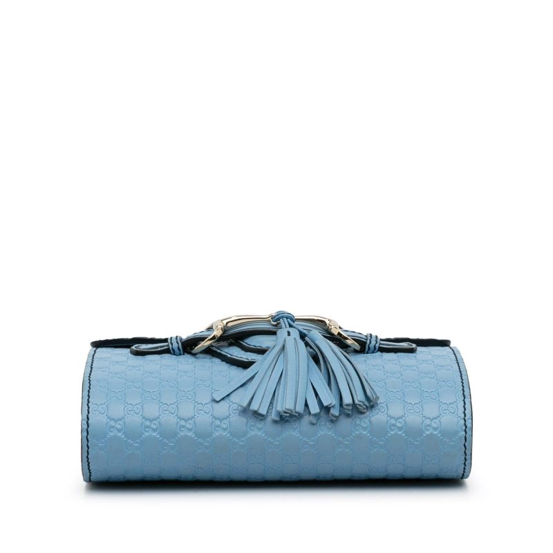 Gucci Mini Microguccissima Emily Crossbody Bag (SHG-d63GRv) - Barde - Image 6