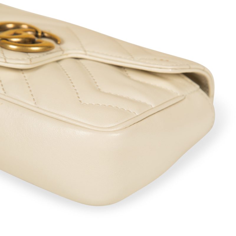 Gucci Super Mini Marmont - White - Barde - Image 5