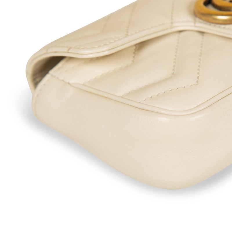 Gucci Super Mini Marmont - White - Barde - Image 6