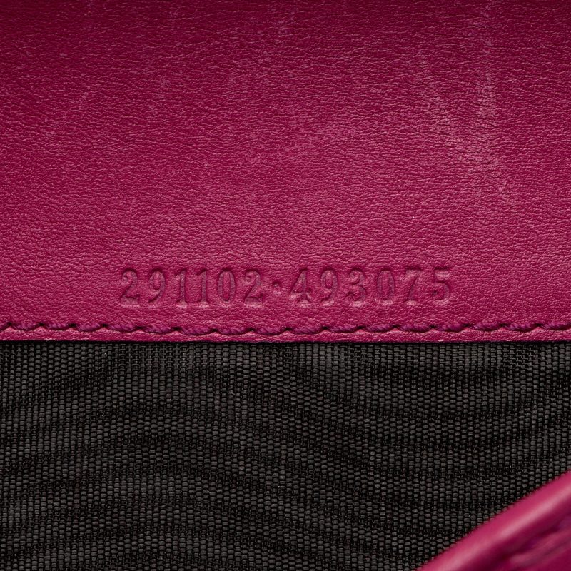 Gucci Patent Leather Soho Travel Zip Around Wallet (SHF-3tKxuo) - Barde - Image 4