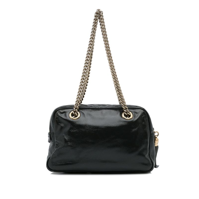 Gucci Patent Soho Chain Shoulder Bag (SHG-EHEZ8m) - Barde - Image 3