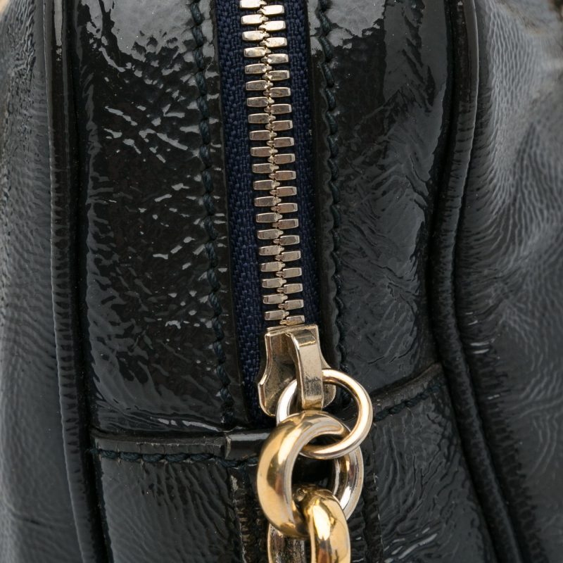 Gucci Patent Soho Chain Shoulder Bag (SHG-EHEZ8m) - Barde - Image 9