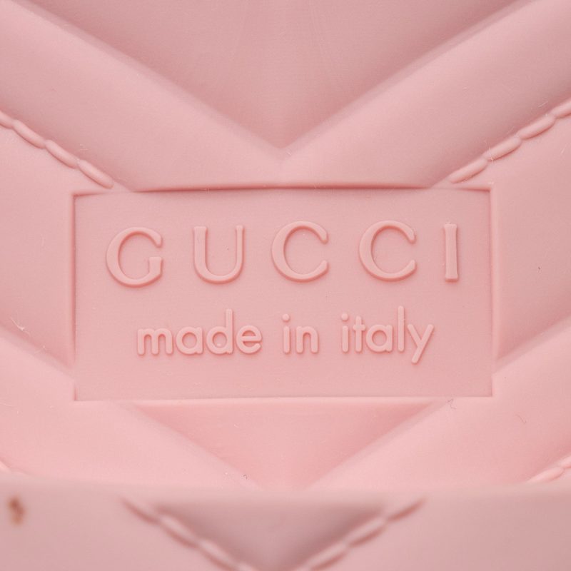 Gucci Rubber Slide Sandals - Size 8 / 38 (SHF-QqWmfI) - Barde - Image 7