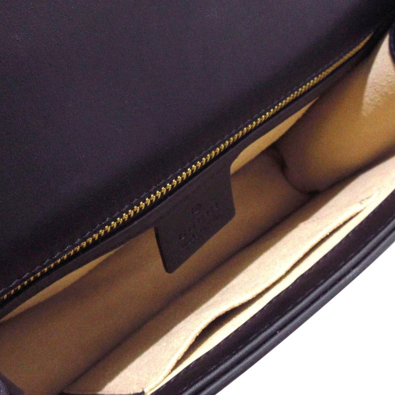 Gucci Small GG Velvet Sylvie Crossbody (SHG-UdhlJD) - Barde - Image 6