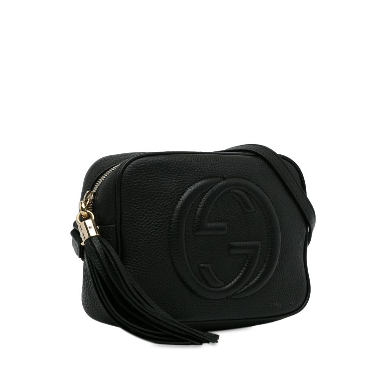 Gucci Small Leather Soho Disco Crossbody (SHG-XZOEXT) - Barde - Image 2