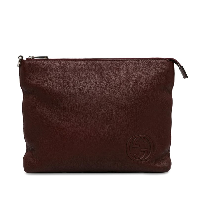 Gucci Soho Leather Pouch (SHG-Wb1Mno) - Barde