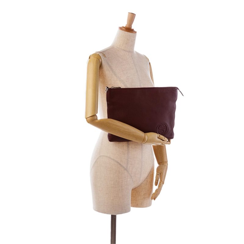 Gucci Soho Leather Pouch (SHG-Wb1Mno) - Barde - Image 5