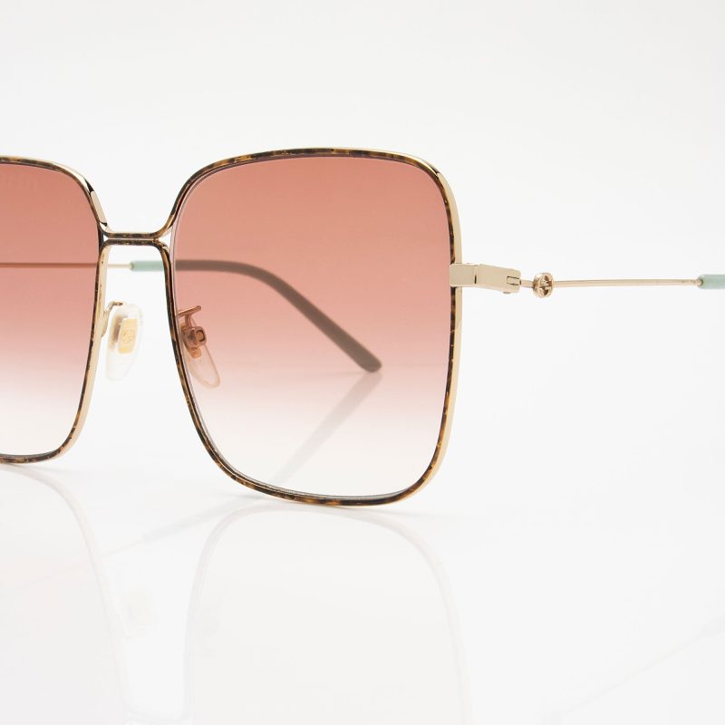 Gucci Square GG Sunglasses (SHF-xRh450) - Barde - Image 5