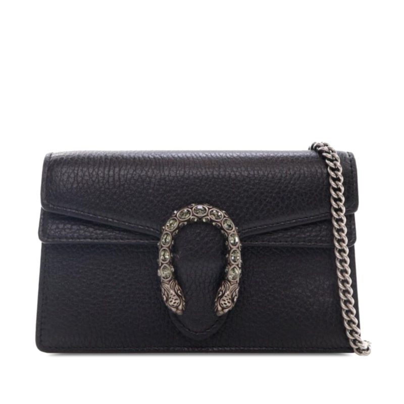 Gucci Super Mini Dionysus Leather Crossbody Bag (SHG-vzCgCv) - Barde