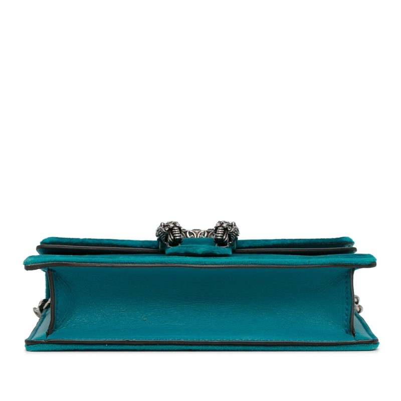 Gucci Super Mini Velvet Dionysus Crossbody Bag (SHG-eHau7e) - Barde - Image 6
