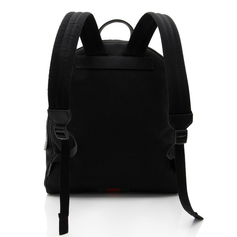Gucci Techno Canvas Web Backpack (SHF-sknsmd) - Barde - Image 3
