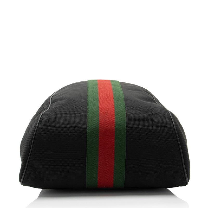 Gucci Techno Canvas Web Backpack (SHF-sknsmd) - Barde - Image 4