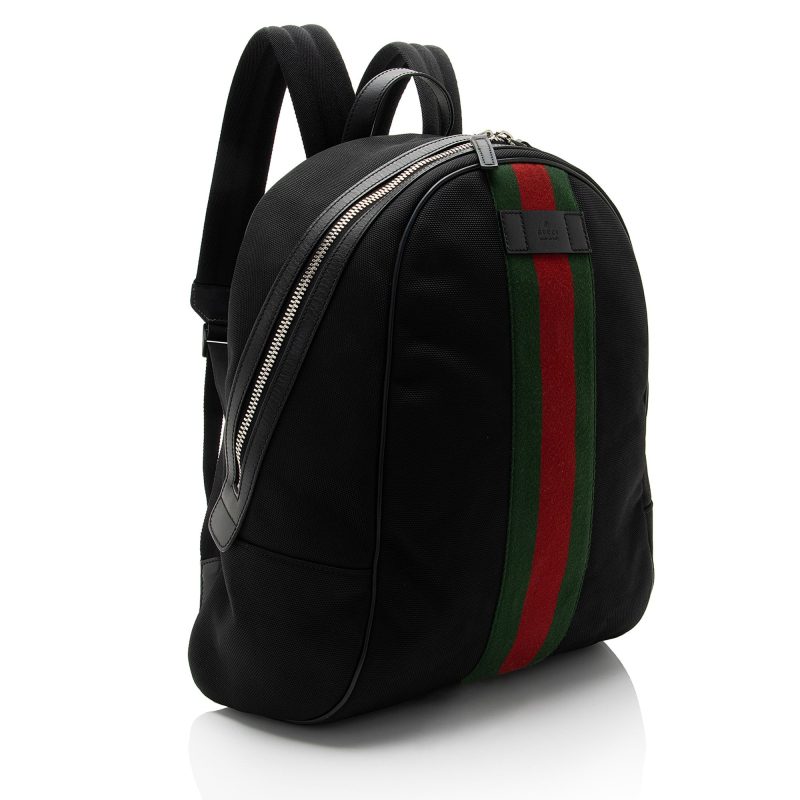 Gucci Techno Canvas Web Backpack (SHF-sknsmd) - Barde - Image 2