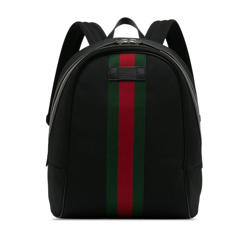 Gucci Techno Web Canvas Backpack (SHG-HShuVx) - Barde
