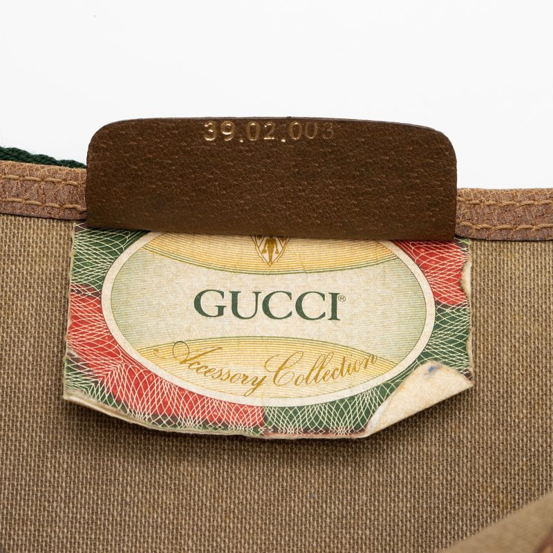 Gucci Vintage GG Plus Web Tote (SHF-2zXCOT) - Barde - Image 6