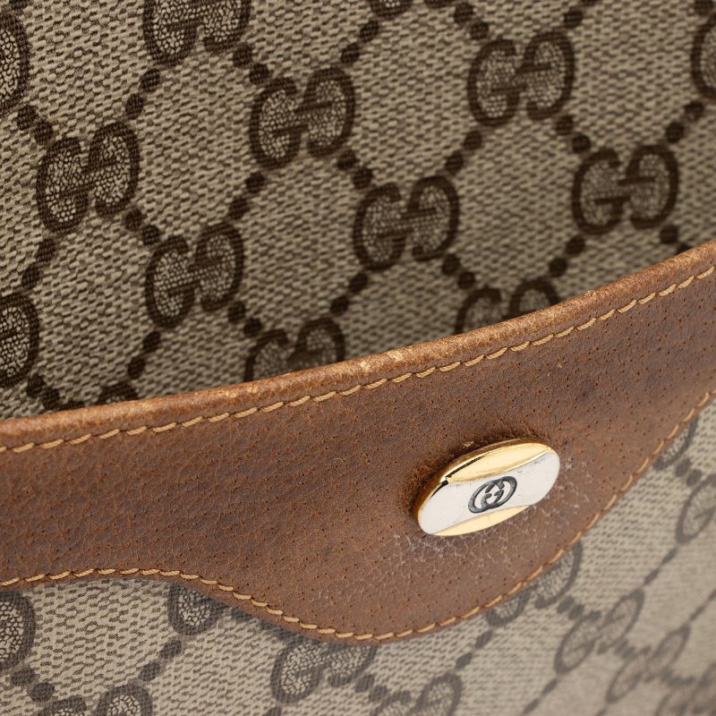 Gucci Vintage GG Plus Web Tote (SHF-2zXCOT) - Barde - Image 9