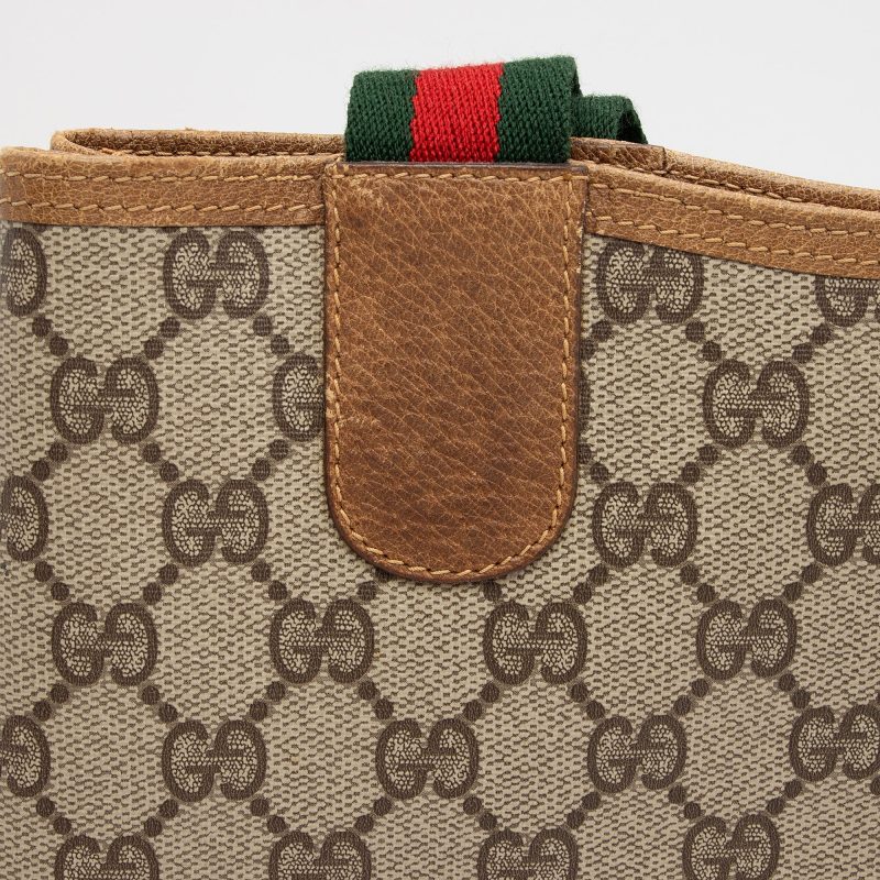 Gucci Vintage GG Plus Web Tote (SHF-2zXCOT) - Barde - Image 10