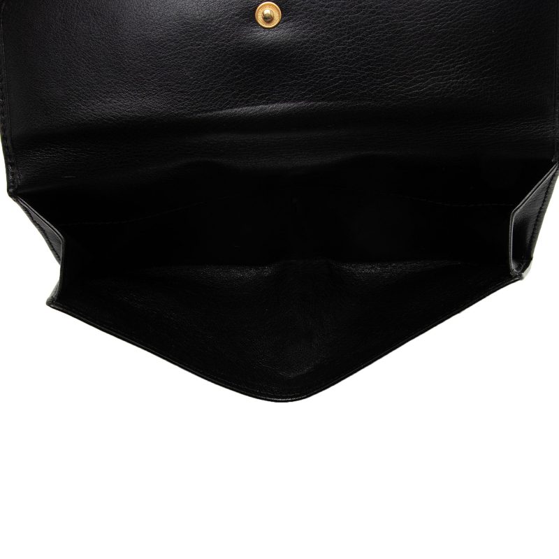 Gucci Vintage Leather Bamboo Wallet (SHF-6HBZUJ) - Barde - Image 6