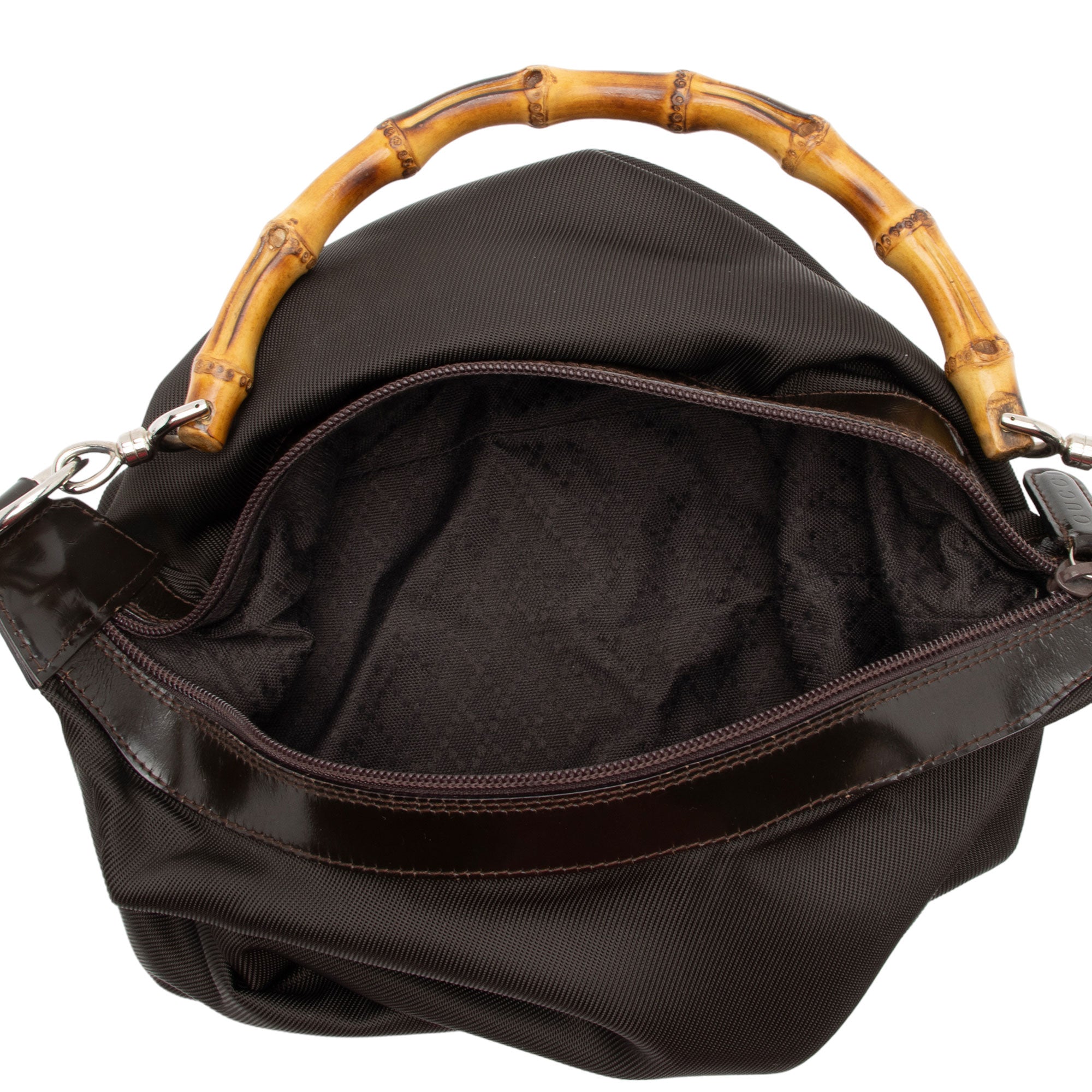 Gucci Vintage Nylon Bamboo Hobo (SHF-XDIaRR) - Barde - Image 7