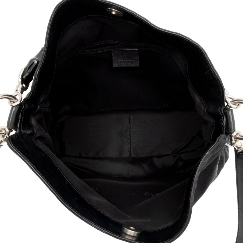 Gucci Vintage Nylon Bamboo Hobo (SHF-4WRjjt) - Barde - Image 7