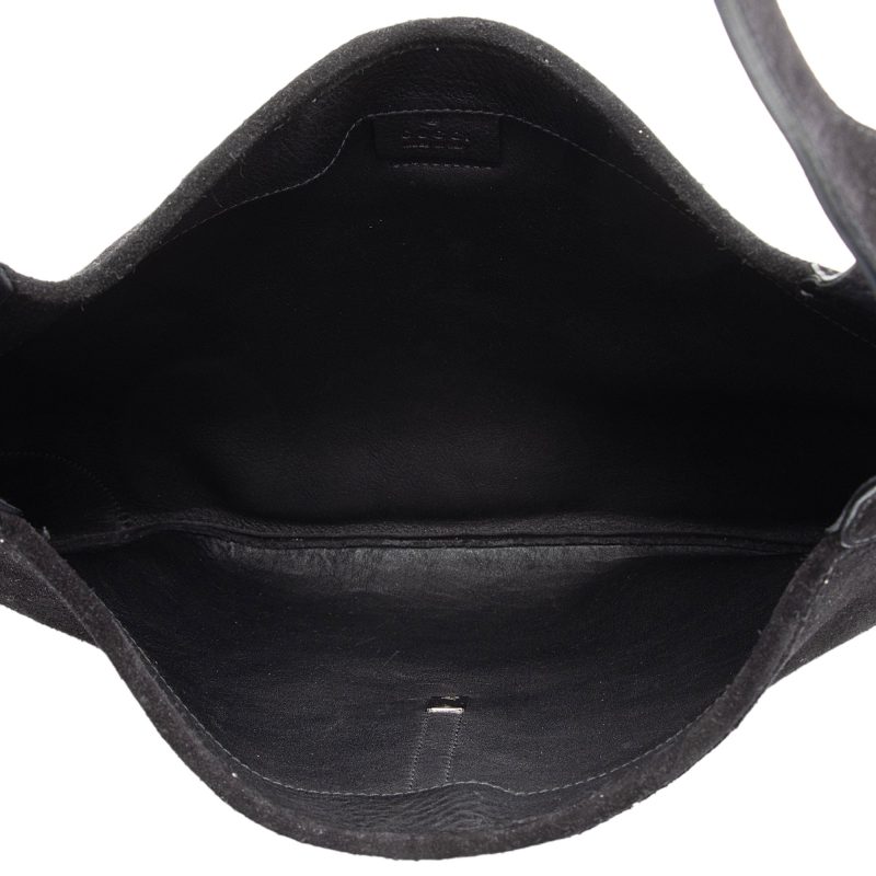 Gucci Vintage Suede Leather Jackie Hobo (SHF-jQkAHZ) - Barde - Image 7