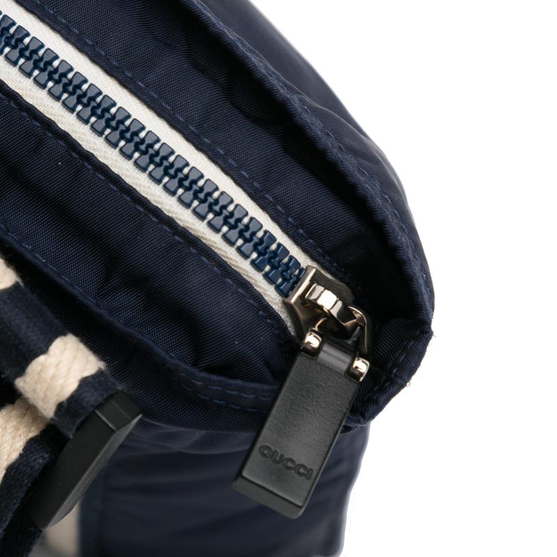 Gucci Web Crest Nylon Crossbody (SHG-RAJYVJ) - Barde - Image 10