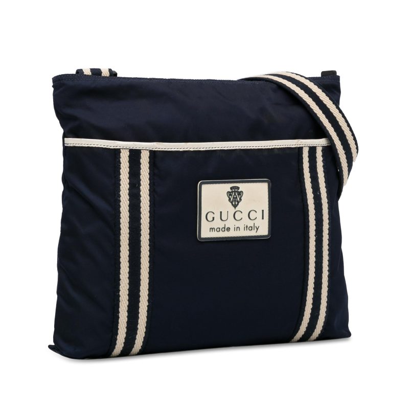 Gucci Web Crest Nylon Crossbody (SHG-RAJYVJ) - Barde - Image 2
