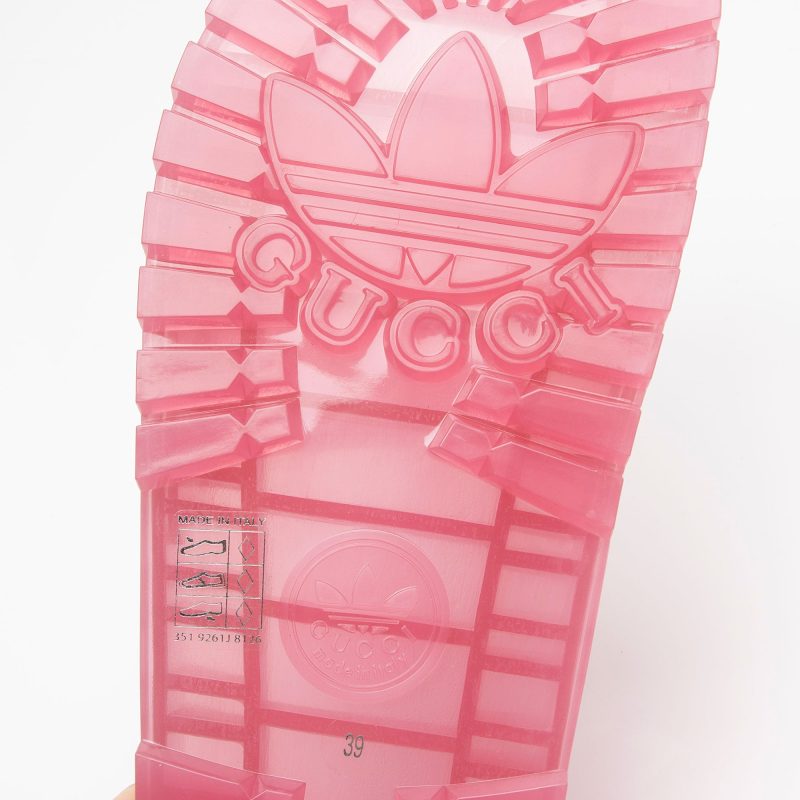 Gucci x Adidas Rubber Logo Slides - Size 9 / 39 (SHF-XS2hNk) - Barde - Image 6