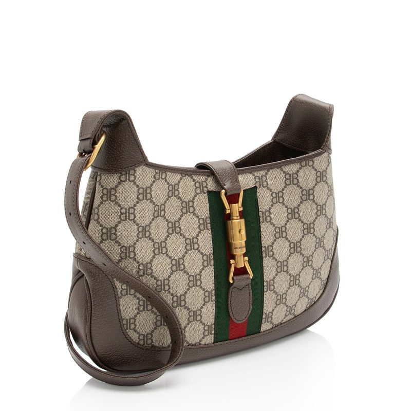 Gucci x Balenciaga BB Supreme The Hacker Project Jackie Small Shoulder Bag (SHF-sYMJzJ) - Barde - Image 2